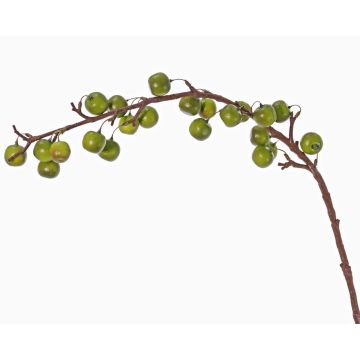 Umělá vetvička jabloně BORIAN, s plody, zelená, 95cm Umělá vetvička jabloně BORIAN, s plody, zelená, 95cm