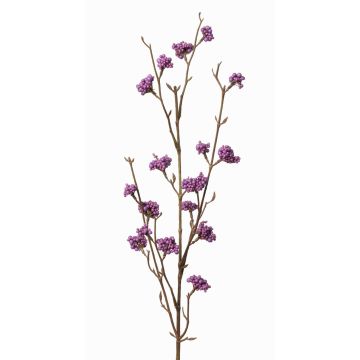 Umělá větev krásnoplodky LARINA s bobulemi, fialová, 70cm Umělá větev krásnoplodky LARINA s bobulemi, fialová, 70cm