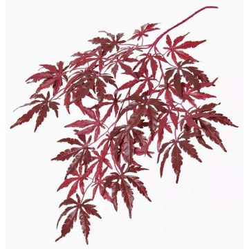 Umělá větvička japonského javoru DIRK, težko hořlavá, červená, 70cm Umělá větvička japonského javoru DIRK, težko hořlavá, červená, 70cm