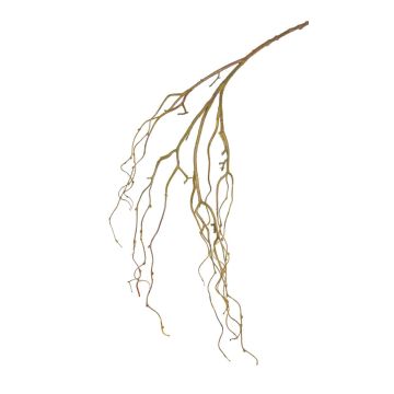 Umělá větvička smuteční vrby TALLY, zeleno-hnědá, 105cm