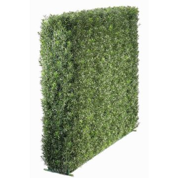 Umělý živý plot z tisu FANNO, kovový rám, pro interiér i exteriér, zelená, 100x20x80cm Umělý živý plot z tisu FANNO, kovový rám, pro interiér i exteriér, zelená, 100x20x80cm