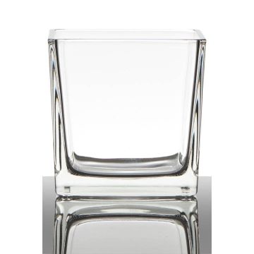 Květináč ze skla KIM EARTH, čirý, 12x12x12cm Květináč ze skla KIM EARTH, čirý, 12x12x12cm