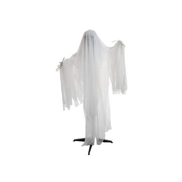 Halloweenský duch LILLEBROR s funkcí pohybu a zvuku, LED diody, 110x45x170cm