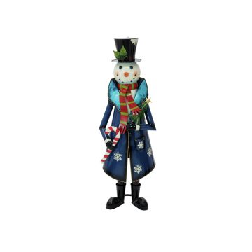 Dekorační figurka sněhuláka RUDIE s pláštěm, 150 cm Dekorační figurka sněhuláka RUDIE s pláštěm, 150 cm