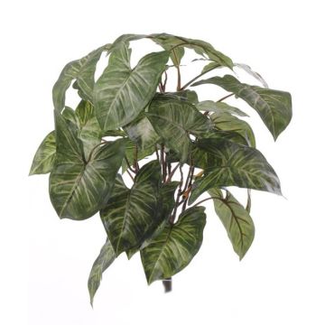 Umělé syngonium RUBEN na zápichu, zeleno-bílá, 40cm