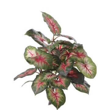Umělé caladium SEVERIN na zápichu, zeleno-červené, 40cm
