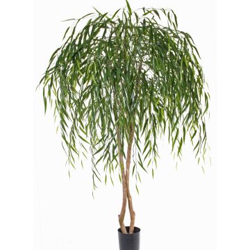 Umělá smuteční vrba GWENDOLIN, přírodní kmeny, zelená, 180cm Umělá smuteční vrba GWENDOLIN, přírodní kmeny, zelená, 180cm