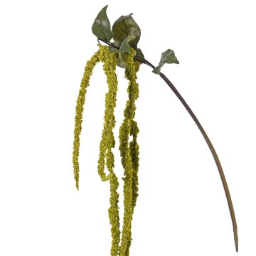 Plastová větev amaranthus YASIN s květy, zelená, 125cm Plastová větev amaranthus YASIN s květy, zelená, 125cm