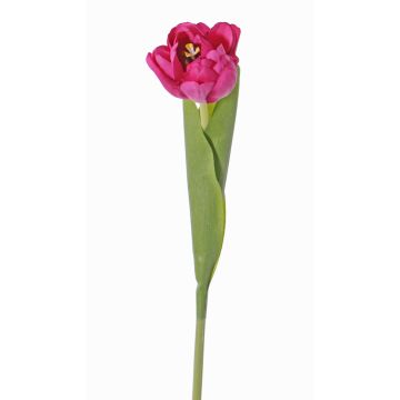 Umělý tulipán ROMANA, fuchsiový, 45cm, Ø6cm Umělý tulipán ROMANA, fuchsiový, 45cm, Ø6cm