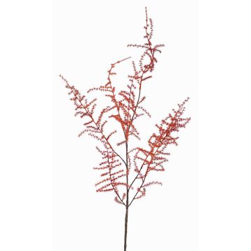 Umělá větev Asparagus acutifolius JOCHEN, oranžová, 130cm Umělá větev Asparagus acutifolius JOCHEN, oranžová, 130cm
