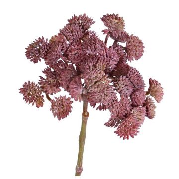 Plastové sedum DANICA, tmavě červené, 20cm, Ø10cm