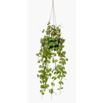 Umělecký svícen na květiny, závěsný koš BOLTEN, zelený, 50cm