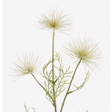 Umělá květinová chryzantéma HARARE, krémová, 65cm, Ø9-12cm