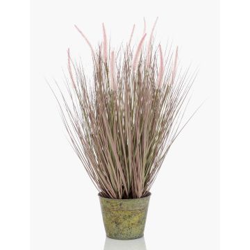 Umělá tráva dochan OVIDIO, laty, zinkový květináč, zelená, 60cm Umělá tráva dochan OVIDIO, laty, zinkový květináč, zelená, 60cm