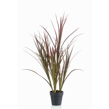 Umělý rákosová tráva MYRNA, vhodná pro interiér i exteriér, vínová, 90cm