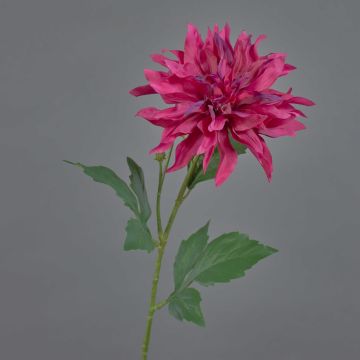 Umělá květina dahlia CINTHIA, růžová, 60cm, Ø16cm