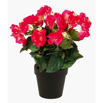 Umělá begonia DOBRADA, růžová, 30cm, Ø8-10cm Umělá begonia DOBRADA, růžová, 30cm, Ø8-10cm