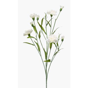 Umělý květinový karafiát KANO, krémový, 70cm