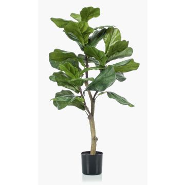 Umělý Ficus Lyrata EUSEBI, umělý stonek, zelený, 90cm