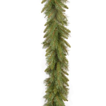 Textilní girlanda jedle EDINBURGH, zelená, 275cm, Ø35cm