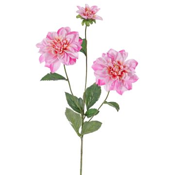 Umělá dahlia ANJULIKA, růžová, 75cm, Ø6-12cm