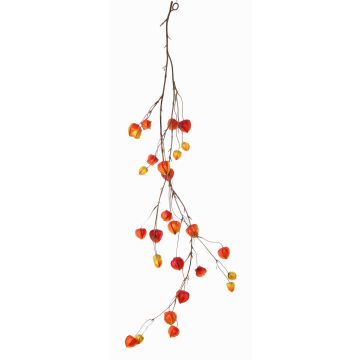 Umělá girlanda physalis PAX s plody, červeno-oranžový, 120cm Umělá girlanda physalis PAX s plody, červeno-oranžový, 120cm
