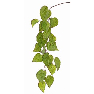 Umělá listová begonie KATRICE, zeleno-červená, 110 cm