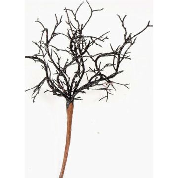 Umělý korál SPUNKY na zápichu, třpytky, černý, 20cm Umělý korál SPUNKY na zápichu, třpytky, černý, 20cm