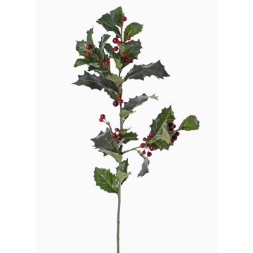 Umělá větvička cesmíny TIBAR s bobulemi, zelená, 75cm Umělá větvička cesmíny TIBAR s bobulemi, zelená, 75cm