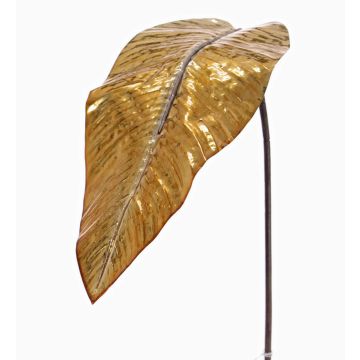 Umělecká indická květinová plachta DEBY, zlatá, 95cm Umělecká indická květinová plachta DEBY, zlatá, 95cm