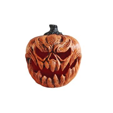 Halloweenská dýně FLANKY, oranžová, LED, 25cm