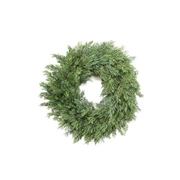 Dekorační věnec z jalovce NALFES, zelený, Ø40cm Dekorační věnec z jalovce NALFES, zelený, Ø40cm