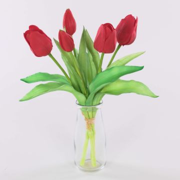 Umělá kytice tulipánu LEANA, červená, 30cm, Ø20cm Umělá kytice tulipánu LEANA, červená, 30cm, Ø20cm