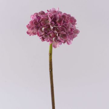 Umělá hortenzie MANDISA, fialová, 65cm