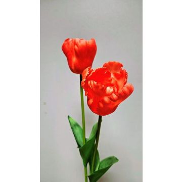 Umělá květina tulipán PJASSINA, oranžová, 65cm