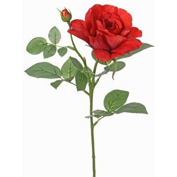 Umělá růže WAIOLA, červená, 65cm, Ø11cm Umělá růže WAIOLA, červená, 65cm, Ø11cm