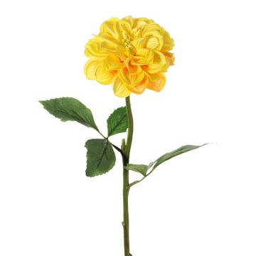 Umělá jiřina TINKALA, žlutá, 60cm, Ø11cm