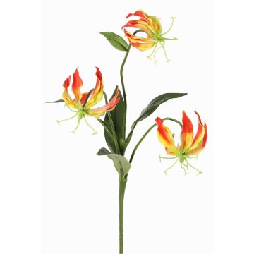 Dekorativní květina Gloriosa XELA, oranžovo-žlutá, 50cm, Ø4-7cm Dekorativní květina Gloriosa XELA, oranžovo-žlutá, 50cm, Ø4-7cm