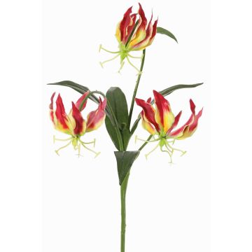 Dekorativní květina Gloriosa XELA, tmavě červenožlutá, 50cm, Ø4-7cm Dekorativní květina Gloriosa XELA, tmavě červenožlutá, 50cm, Ø4-7cm