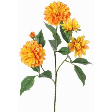 Umělá jiřinka QUINKA, oranžovo-žlutá, 70cm Umělá jiřinka QUINKA, oranžovo-žlutá, 70cm