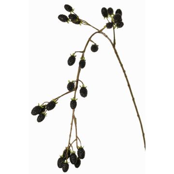 Umělá ostružinová větev URUMA s plody, černá, 100cm Umělá ostružinová větev URUMA s plody, černá, 100cm