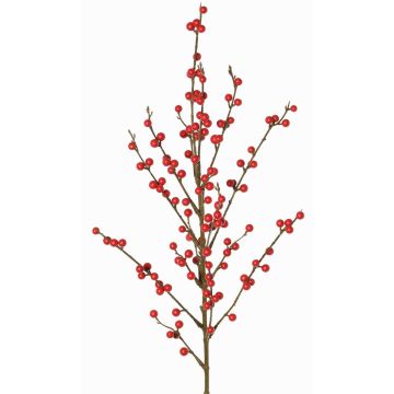 Umělá větev cesmíny HIKERNA s plody, červená, 90cm Umělá větev cesmíny HIKERNA s plody, červená, 90cm