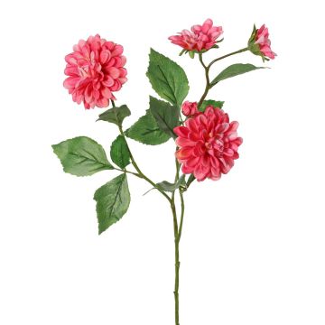 QUINKA umělá větev jiřiny, růžová, 70 cm