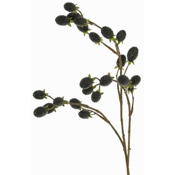 Umělá ostružinová větev URUMA s plody, černá, 90cm Umělá ostružinová větev URUMA s plody, černá, 90cm