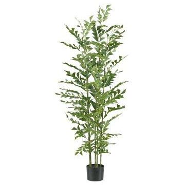 Umělá palma rybí ocas TYNES, nehořlavá, 150cm