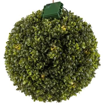 Umělá koule ze zimostrázu WUNDYR, LED, křížová, Ø30cm