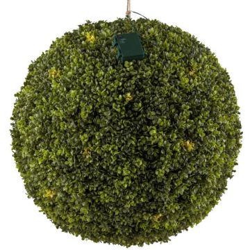 Umělá koule ze zimostrázu WUNDYR, LED diody, křížové dveře, Ø55cm