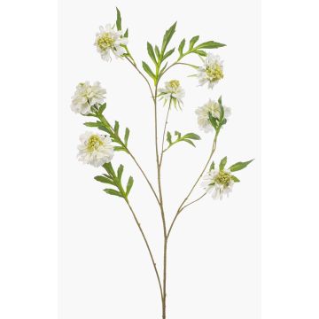Umělá větev Scabiosa RUXTER, bílá, 115cm Umělá větev Scabiosa RUXTER, bílá, 115cm