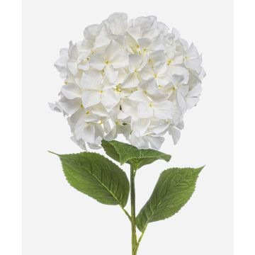 Umělá hortenzie BRITTANY, bílá, 90cm