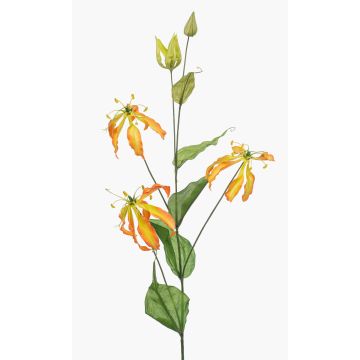 Umělá větvička Gloriosa KEXROL, žlutooranžová, 105cm Umělá větvička Gloriosa KEXROL, žlutooranžová, 105cm